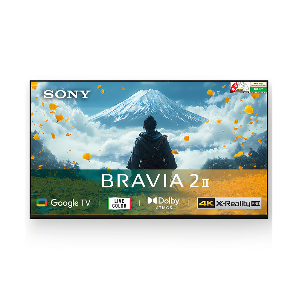 Sony 108 cm (43) BRAVIA 2 II  4K Ultra HD Smart LED Google TV K-43S22BM2 (Black)