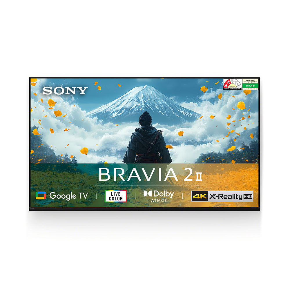 Sony 126 cm (50) BRAVIA 2 II  4K Ultra HD  Smart LED Google TV K-50S22BM2 (Black)