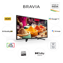 Load image into Gallery viewer, Sony KD-32W820K Bravia 80 cm (32) HD Ready Smart LED Google TV with Dolby Audio &amp; Alexa Compatibility (Black)