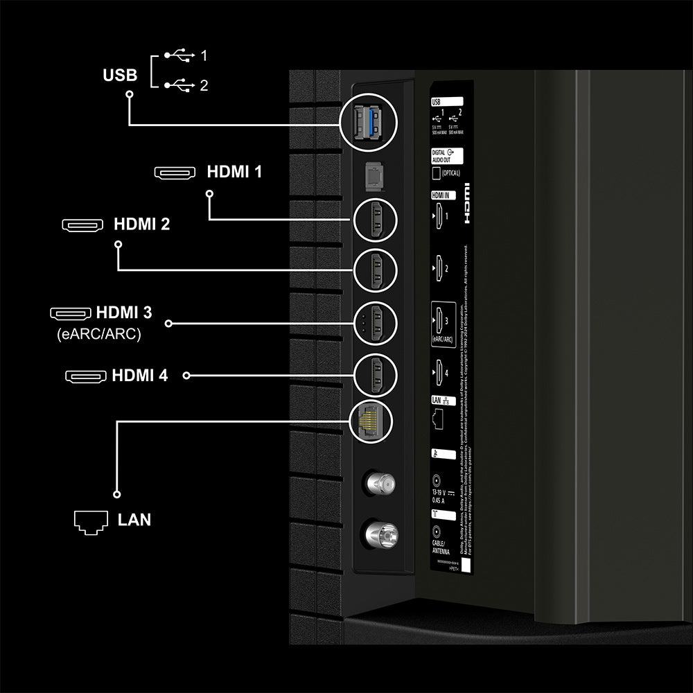 Sony 108 cm (43) BRAVIA 2 II  4K Ultra HD Smart LED Google TV K-43S22BM2 (Black)