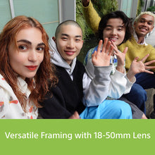 Load image into Gallery viewer, Sony ZV-1 II Vlog Camera for Content Creators & Vloggers with 18-50mm Wide-angle Zoom Lens | Compact Camera with Strong Image Stabilisation | Accurate Autofocus | Cinematic Vlog Setting