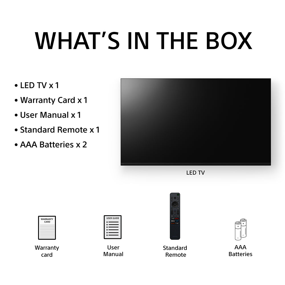 Sony 164 cm (65) BRAVIA 8 II 4K Ultra HD AI Technology Smart OLED Google TV K-65XR80M2 (Black)