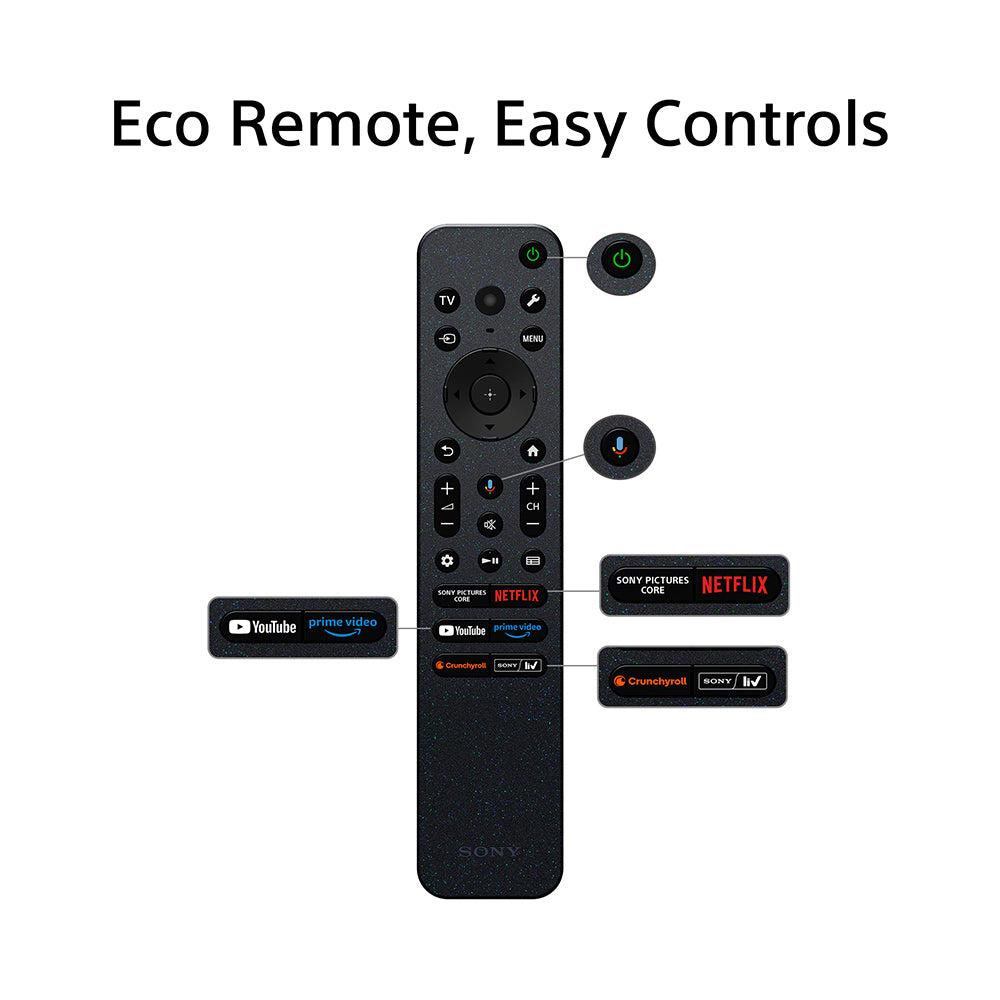 Sony 108 cm (43) BRAVIA 2 II  4K Ultra HD Smart LED Google TV K-43S22BM2 (Black)