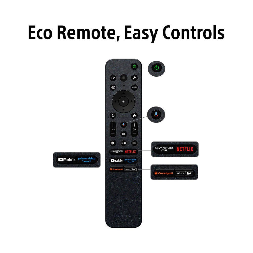 Sony 189 cm (75) BRAVIA 2 II  4K Ultra HD Smart LED Google TV K-75S25M2 (Black)