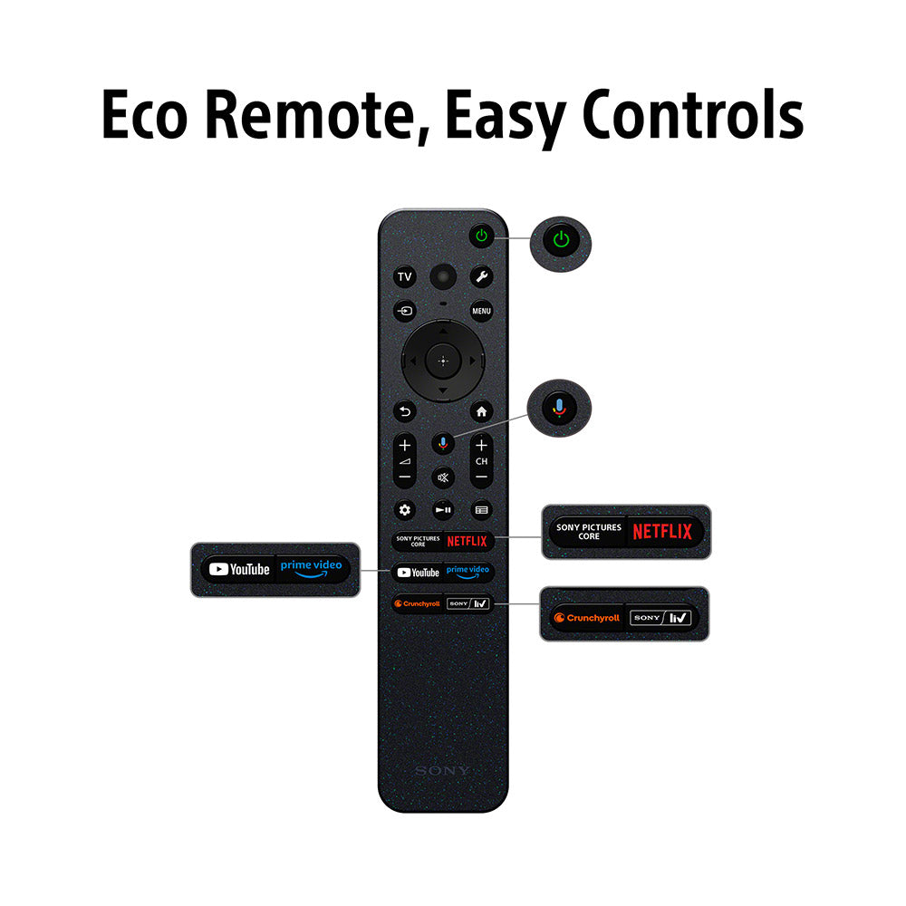 Sony 126 cm (50) BRAVIA 2 II  4K Ultra HD Smart LED Google TV K-50S25M2 (Black)