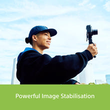 Load image into Gallery viewer, Sony ZV-1 II Vlog Camera for Content Creators & Vloggers with 18-50mm Wide-angle Zoom Lens | Compact Camera with Strong Image Stabilisation | Accurate Autofocus | Cinematic Vlog Setting