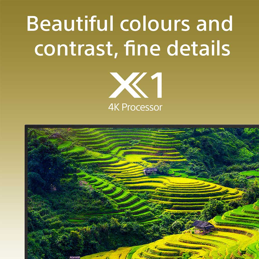 Sony 139 cm (55) BRAVIA 2 4K Ultra HD Smart LED Google TV K-55S25 (Black)