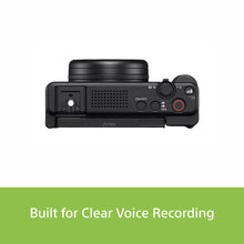 Load image into Gallery viewer, Sony ZV-1 II Vlog Camera for Content Creators & Vloggers with 18-50mm Wide-angle Zoom Lens | Compact Camera with Strong Image Stabilisation | Accurate Autofocus | Cinematic Vlog Setting