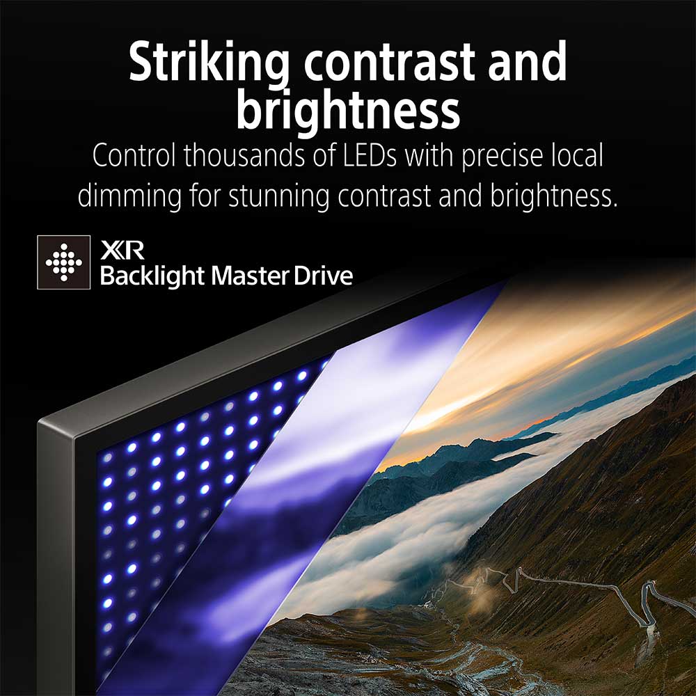 Sony 189 cm (75) BRAVIA 5 4K Ultra HD AI Technology Smart Mini LED Google TV  K-75XR55A (Black)