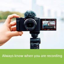 Load image into Gallery viewer, Sony ZV-1 II Vlog Camera for Content Creators & Vloggers with 18-50mm Wide-angle Zoom Lens | Compact Camera with Strong Image Stabilisation | Accurate Autofocus | Cinematic Vlog Setting
