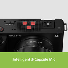 Load image into Gallery viewer, Sony Alpha ZV-E1L Full-Frame Interchangeable-Lens Mirrorless vlog Camera (With 28-60mm Zoom Lens) | Made for Creators | 12.1 MP | Artificial Intelligence based Autofocus | 4K 120p Recording - Black