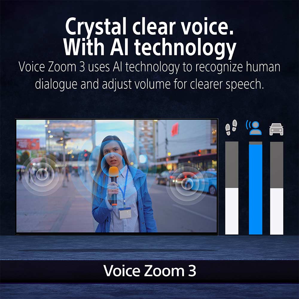 Sony 215 cm (85) BRAVIA 5 4K Ultra HD AI Technology Smart Mini LED Google TV  K-85XR55A (Black)