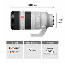 Load image into Gallery viewer, Sony FE 70–200 mm F2.8 GM OSS II (SEL70200GM2) E-Mount Full-Frame, Telephoto Zoom G Master Lens