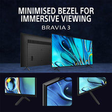 Load image into Gallery viewer, Sony 139 cm (55) BRAVIA 3 4K Ultra HD Smart LED Google TV K-55S30 (Black)