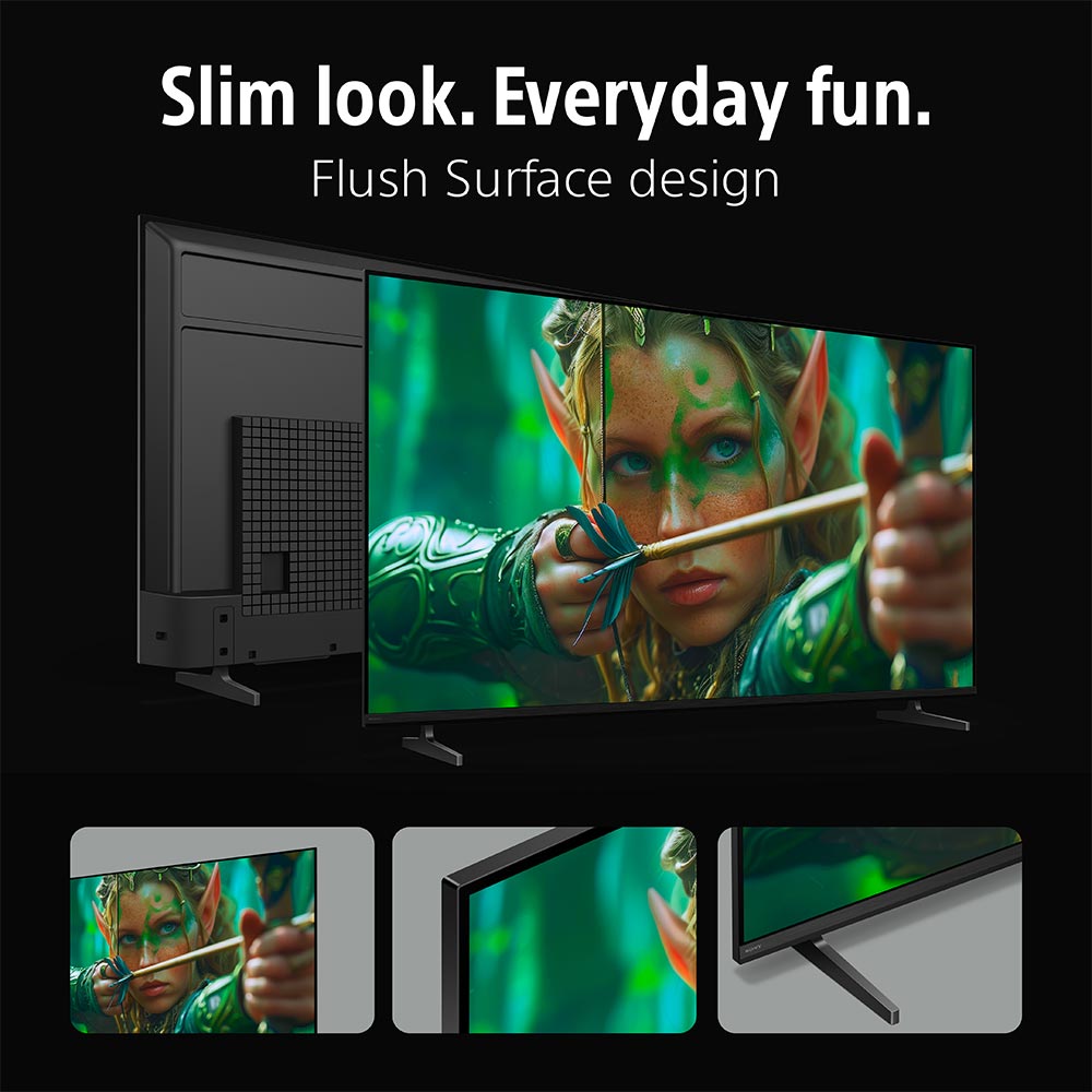 Sony 126 cm (50) BRAVIA 2 II  4K Ultra HD Smart LED Google TV K-50S25M2 (Black)