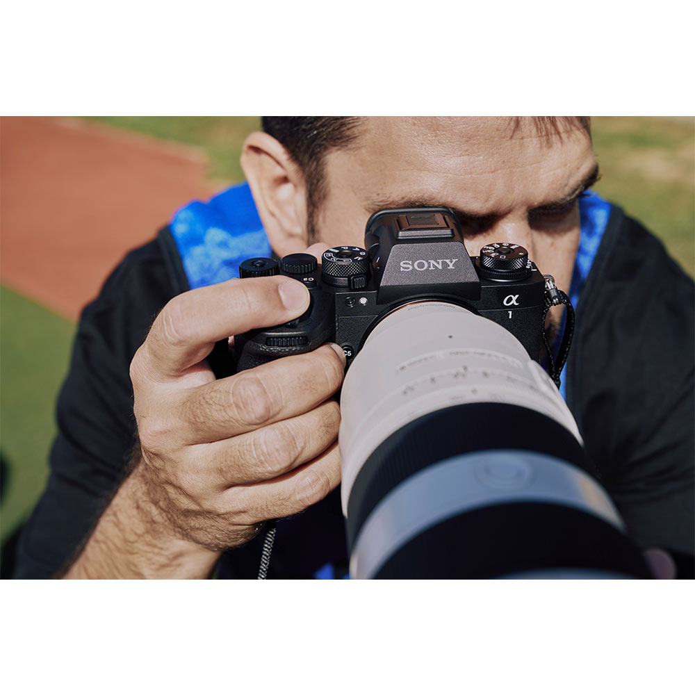 Sony Alpha ILCE-1M2 Mirrorless Full-Frame Camera | 30 FPS | 50.1 MP | 8K 30P, 4K 120P | Real-time Eye AF, Real time Tracking - Black