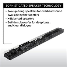Load image into Gallery viewer, Sony HT-A7000 7.1.2ch 8k/4k Dolby Atmos Soundbar for surround sound Home theater system with 360SSM technology