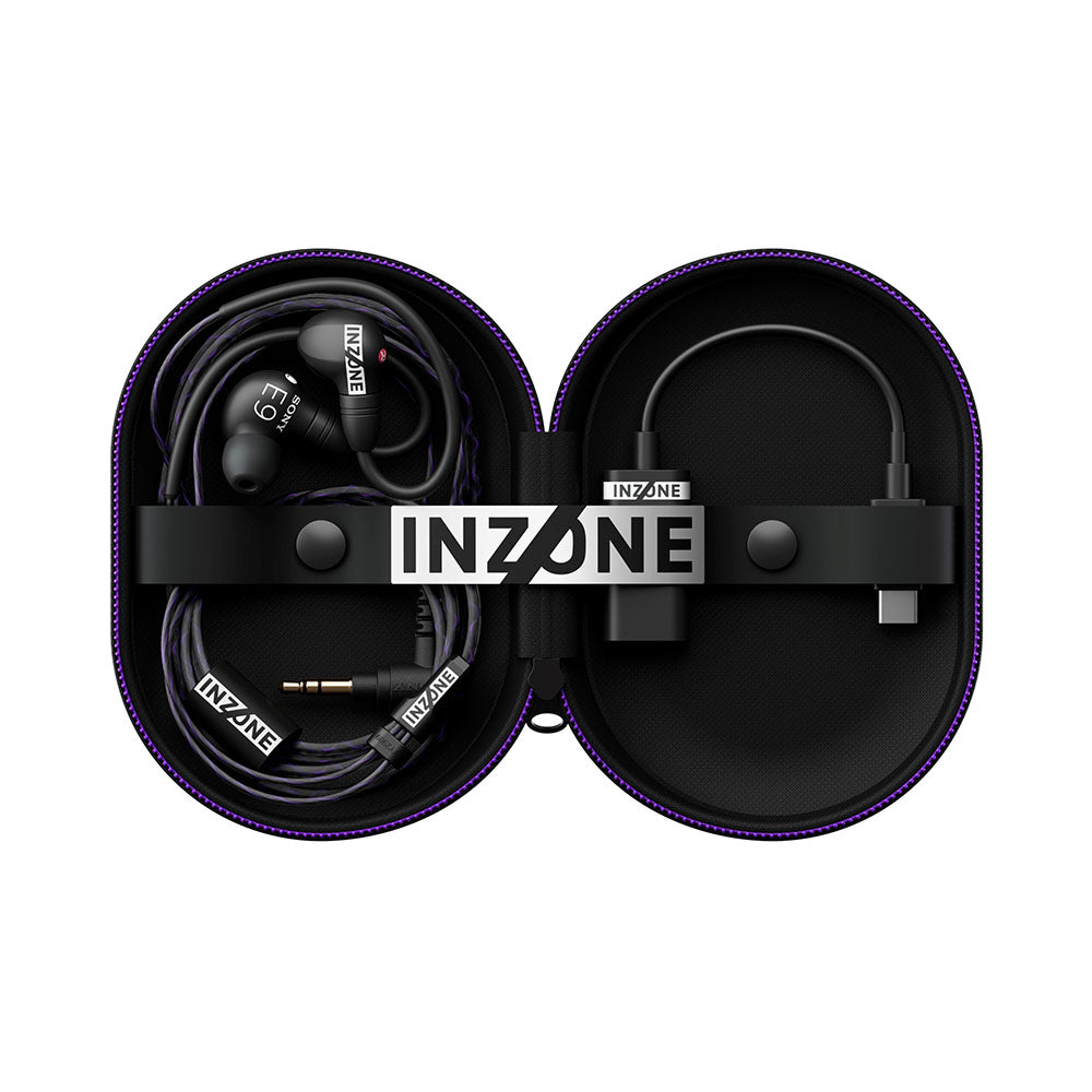 Sony INZONE E9 Wired in-Ear Monitor for Gaming, Tuned for FPS Games, Sound Isolating Earbuds, Comfortable Fit, Low Profile Design, 360 Spatial Sound, Case Included, Developed with Fnatic, White