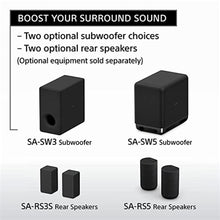 Load image into Gallery viewer, Sony HT-A3000 5.1.ch 360 SSM and Dolby Atmos Soundbar Home Theatre System with Wireless subwoofer SA-SW7 and Rear Speaker SA-RS5S(Hi Res & 360 Reality Audio, Bluetooth,Google/Alexa)