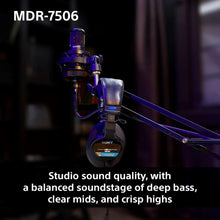 Load image into Gallery viewer, Sony MDR-7506 Professional Wired On Ear Headphones (Best Compatible with Professional Cinema Line Camera) - Black