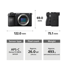 Load image into Gallery viewer, Sony Alpha ILCE-6700 APS-C Interchangeable-Lens Mirrorless Camera (Body Only) | Made for Creators | 26.0 MP | Artificial Intelligence based Autofocus | 4K 60p Recording - Black