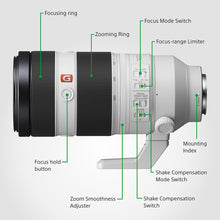 Load image into Gallery viewer, Sony Super telephoto Zoom 100-400mm G Master lens (SEL100400GM) E-Mount Full-Frame