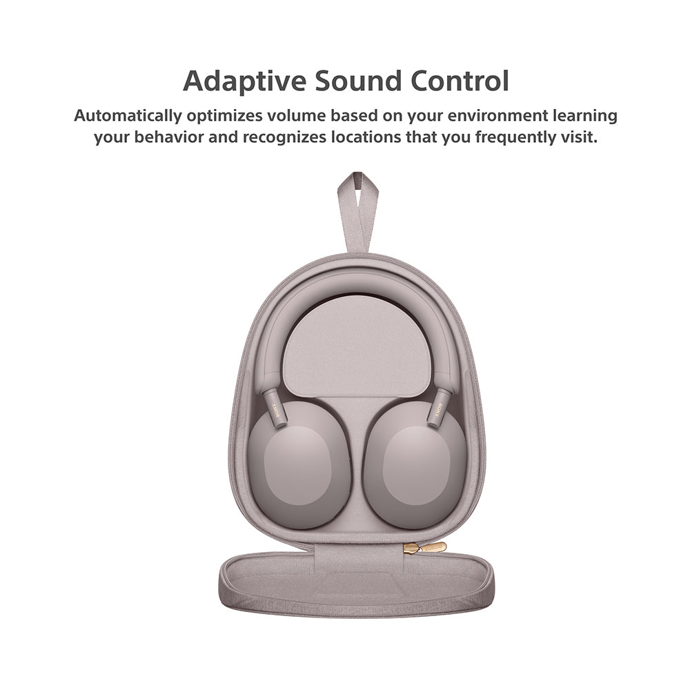 Sony WH-1000XM5 Wireless The Best Active Noise Cancelling Headphones, 8 Mics for Clear Calling, Battery- 40Hrs(w/o NC), 30Hrs(with NC), 3Min Quick Charge=3Hrs Playback, Multi Point Connectivity Black