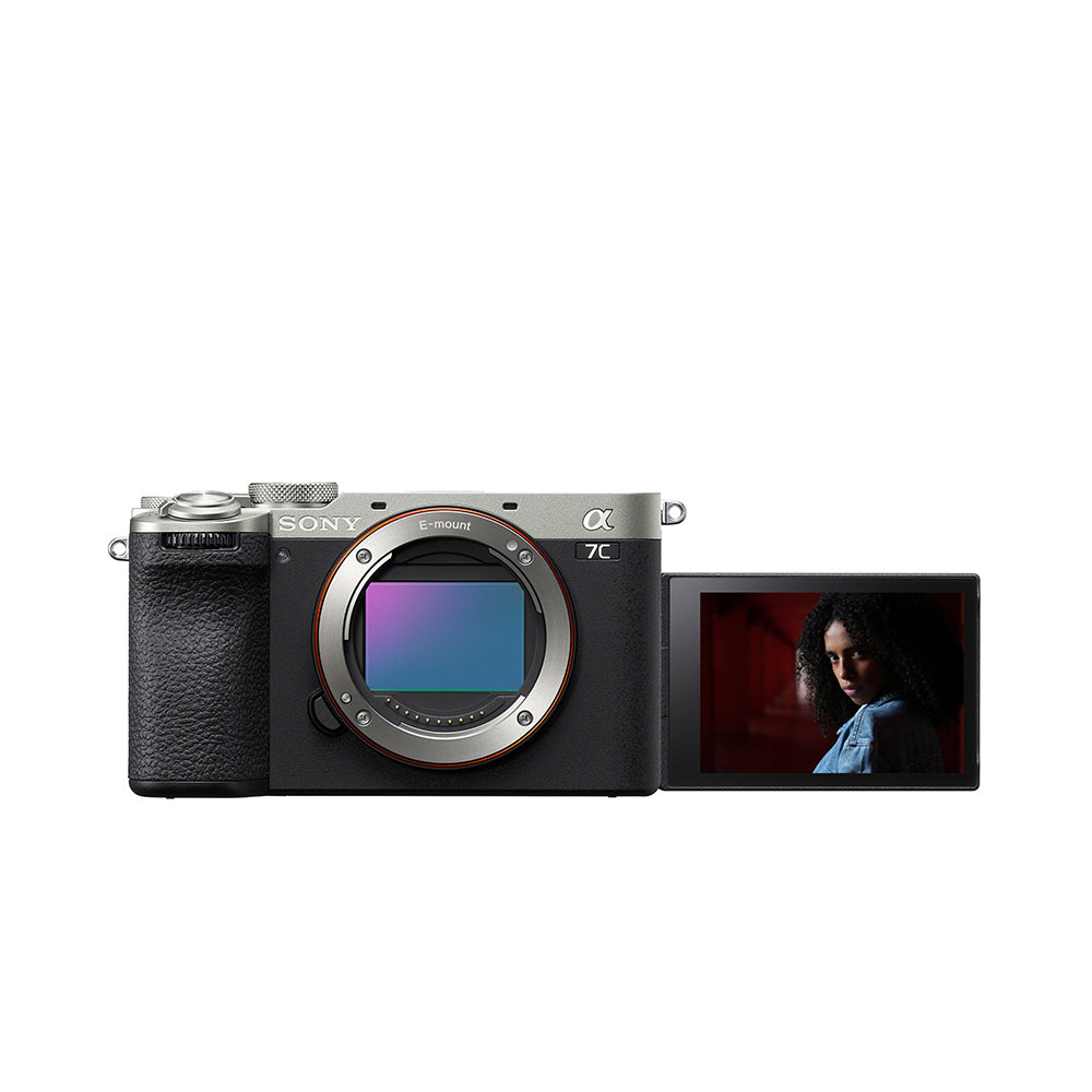 Sony Alpha ILCE-7CM2 Full-Frame Interchangeable-Lens Mirrorless vlog Camera (Body Only) | Made for Creators | 33.0 MP | Artificial Intelligence based Autofocus | 4K 60p Recording - Silver
