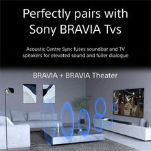 Load image into Gallery viewer, Sony Bravia Theatre Bar 8(HT-A8000) with 360 SSM,IMAX,Dolby Atmos/DTSx Premium Soundbar Home Theatre System with subwoofer SW7 & Rear Speaker SA-RS3S(360 RA,Voice Zoom3,8K/4K HDR,HDMI eArc,BT),Black