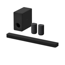 Load image into Gallery viewer, Sony Bravia Theatre Bar 9(HT-A9000) with 360 SSM,IMAX,Dolby Atmos/DTSx Premium Soundbar Home Theatre System with subwoofer SW3 & Rear Speaker SA-RS5(360 RA,Voice Zoom3,8K/4K HDR,HDMI eArc,BT),Black