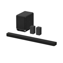 Load image into Gallery viewer, Sony Bravia Theatre Bar 9(HT-A9000) with 360 SSM,IMAX,Dolby Atmos/DTSx Premium Soundbar Home Theatre System with subwoofer SW5 & Rear Speaker SA-RS3S(360 RA,Voice Zoom3,8K/4K HDR,HDMI eArc,BT),Black