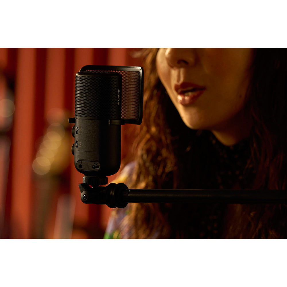 Sony ECM-S1 Wireless Streaming Microphone for Podcast | Singing | Livestreaming | Gaming - Black