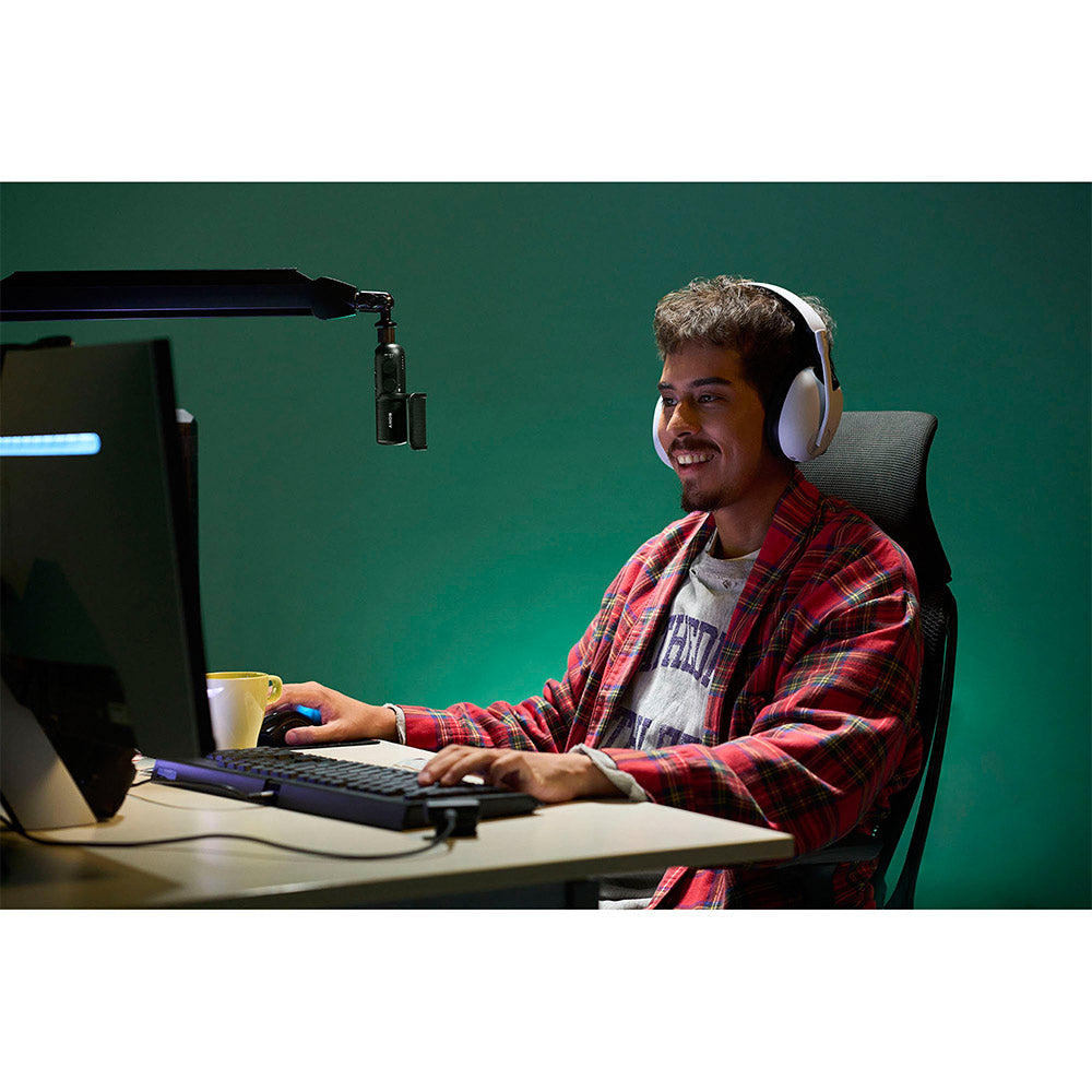 Sony ECM-S1 Wireless Streaming Microphone for Podcast | Singing | Livestreaming | Gaming - Black