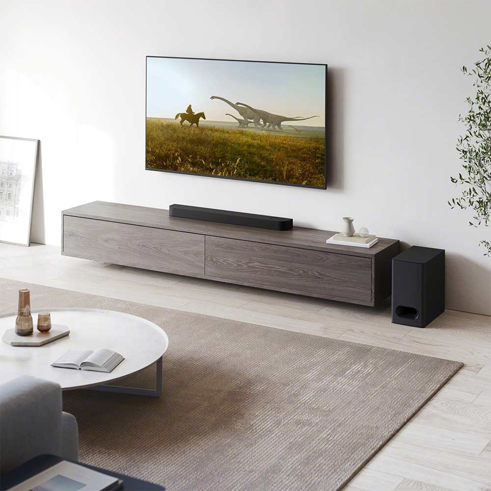 Sony Bravia Theatre Bar 6(HT-B600) 5.1(3.1.2)channel Dolby Atmos/DTS:X Soundbar with powerful Wireless subwoofer,2-Upfiring  Speaker,Voice Zoom3,BCA App, Bluetooth,HDMI eARC,Remote Control