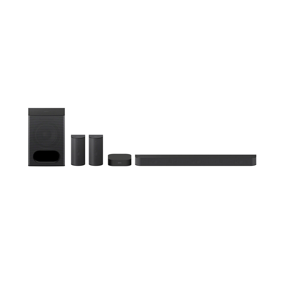 Sony Bravia Theatre System 6(HT-S60) Real 5.1ch 1000W,Dolby Atmos/DTS:X Soundbar Home Theatre with Powerful subwoofer & Wireless Rear Speakers,Voice Zoom3,BCA App, Bluetooth,HDMI eARC