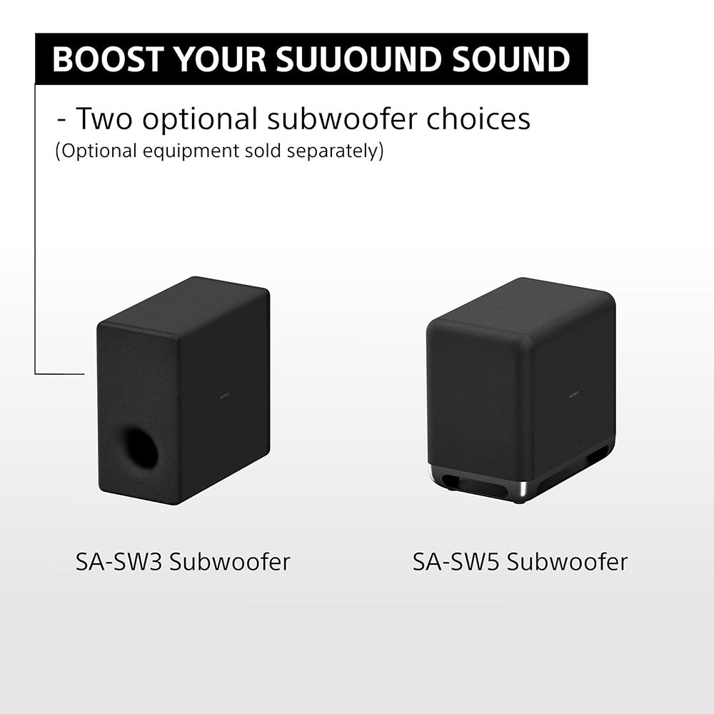 Sony Bravia Theatre Quad(HT-A9M2) Premium Home Theatre System with 360SSM,Multi Dimensional  Sound with Wireless Subwoofer SW7 (IMAX,Dolby Atmos/DTSx,360RA,Voice Zoom3,Alexa & Google,8K/4K HDR),Grey