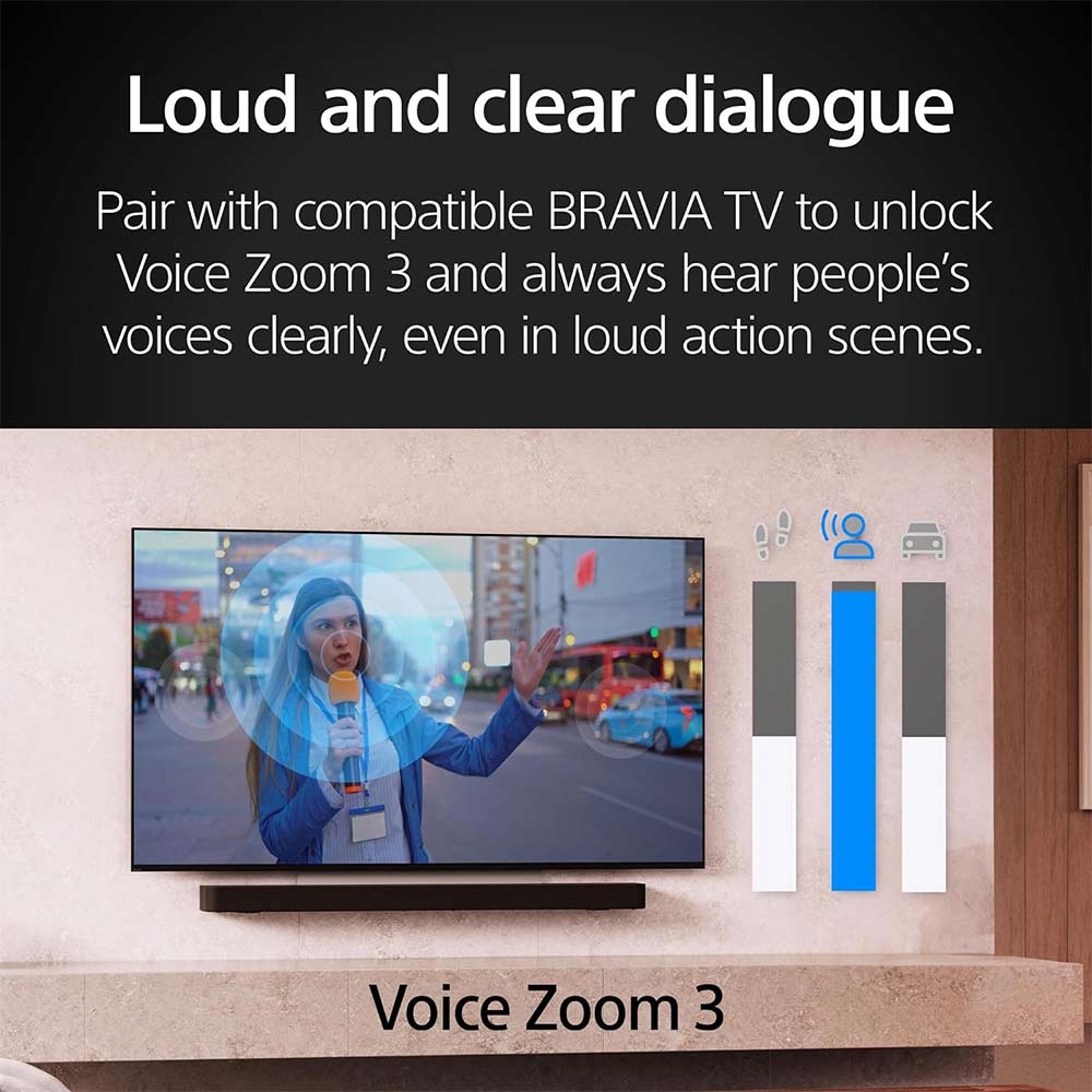Sony Bravia Theatre Quad(HT-A9M2) Premium Home Theatre System with 360SSM,Multi Dimensional  Sound with Wireless Subwoofer SW7 (IMAX,Dolby Atmos/DTSx,360RA,Voice Zoom3,Alexa & Google,8K/4K HDR),Grey