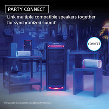 Load image into Gallery viewer, Sony New Launch ULT FIELD 5 Bluetooth Wireless Speaker with Massive Bass|360° Party Light|25hrs Playtime|IP67|Shoulder Strap|Quick Charge|Built in Powerbank|Party Connect(SRS-ULT50)