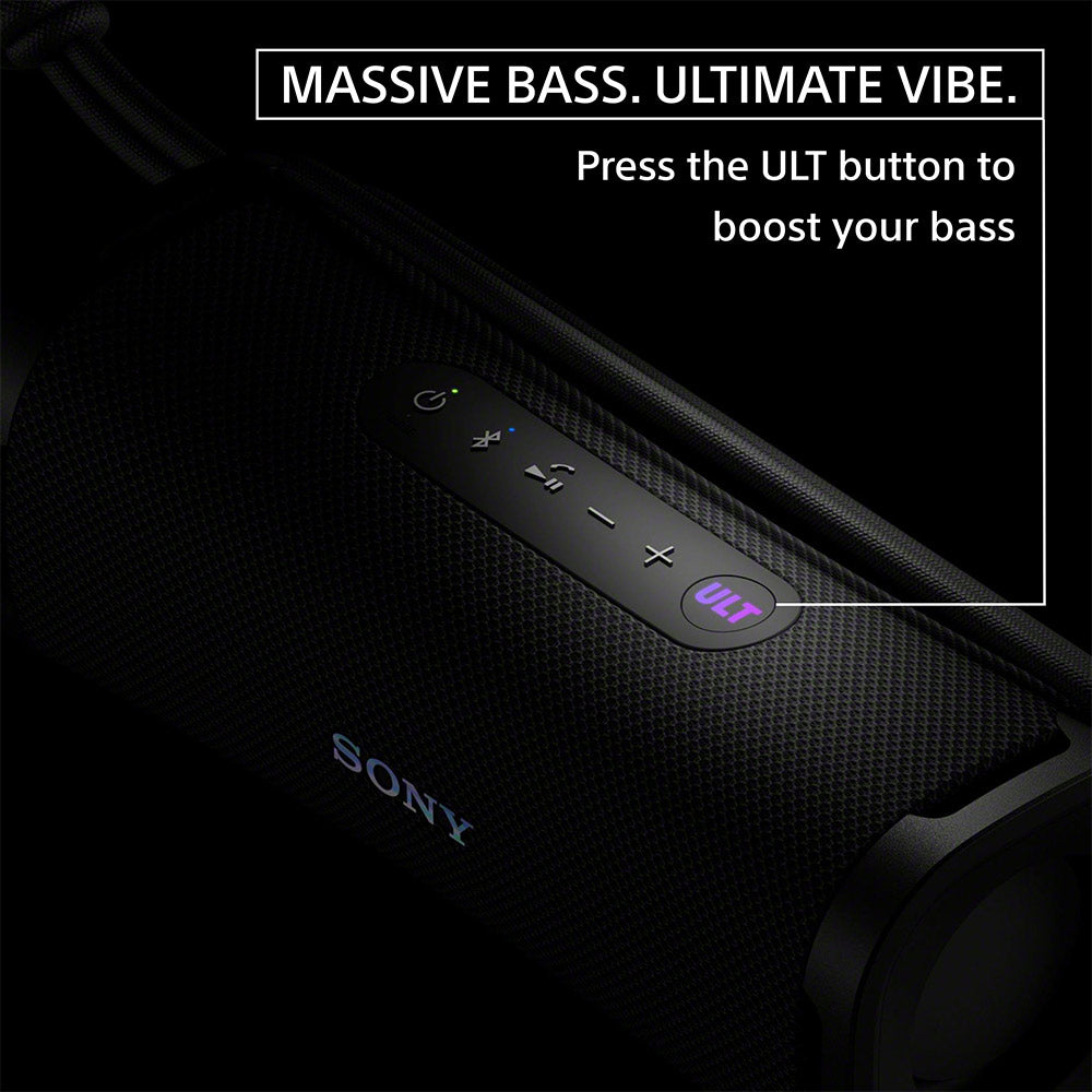 Sony ULT FIELD 1 Wireless Ultra Portable Bluetooth Compact Speaker with 12hrs of Battery Life IP67 Waterproof,Dustproof,Shockproof,Detachable Strap(ULT Button for Massive Bass)