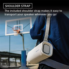 Load image into Gallery viewer, Sony New Launch ULT FIELD 5 Bluetooth Wireless Speaker with Massive Bass|360° Party Light|25hrs Playtime|IP67|Shoulder Strap|Quick Charge|Built in Powerbank|Party Connect(SRS-ULT50)