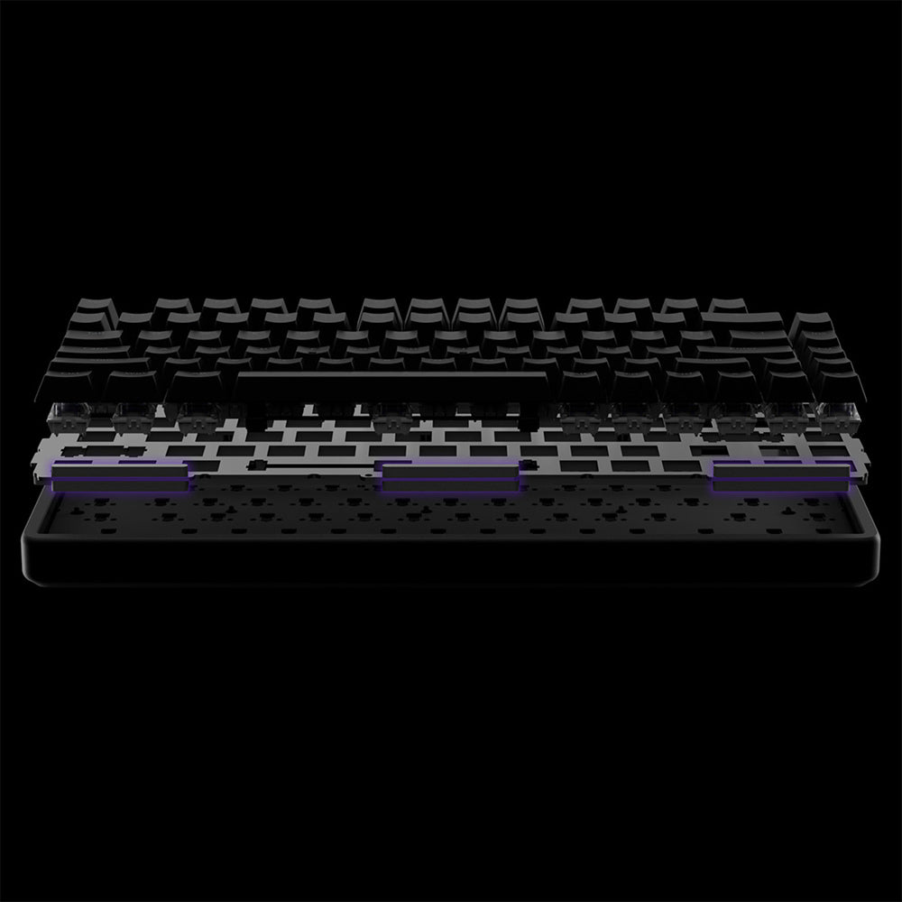 Sony INZONE KBD-H75 75% Wired Aluminum Chassis Gaming Keyboard, Hall-Effect Switch, Rapid Trigger, Adjustable Actuation Point, 8000 Hz Polling Rate, RGB Lighting, Volume Dial