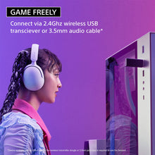 Load image into Gallery viewer, Sony INZONE H5 Wireless Gaming Headset, 360 Spatial Sound, Works with PC, PS5, 28 Hour Battery, 2.4Ghz Wireless and 3.5mm Audio Jack, WH-G500