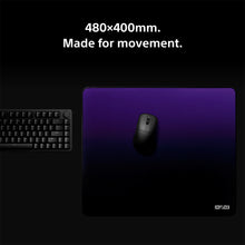 Load image into Gallery viewer, Sony INZONE Mat-D Speed-Type Large Cloth Gaming Mousepad, 480x400mm, Low Friction, Non-Slip Rubber Base, Edge Stitched, 4mm Thickness, Developed with Fnatic