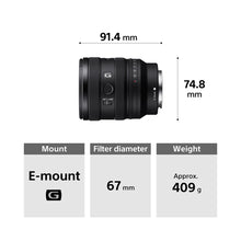 Load image into Gallery viewer, Sony E Mount FE 16-25mm F2.8 G I Full Frame Lens (SEL1625G) | Smallest & Lightest | Wide-Angle Zoom Lens | High Resolution & Bokeh