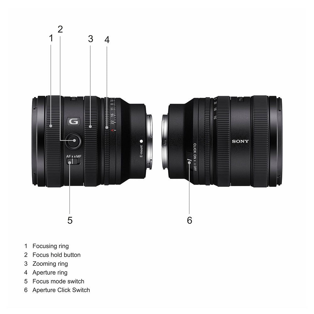 Sony E Mount FE 16-25mm F2.8 G I Full Frame Lens (SEL1625G) | Smallest & Lightest | Wide-Angle Zoom Lens | High Resolution & Bokeh