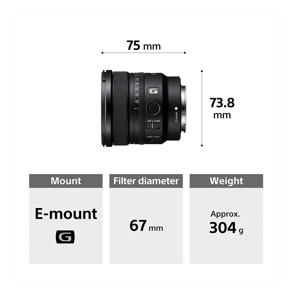 Sony E-mount FE 16 mm F1.8 G Full-Frame Lens (SEL16F18G) I Ultra-Wide | Compact | G Lens Bokeh - Black