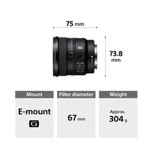 Load image into Gallery viewer, Sony E-mount FE 16 mm F1.8 G Full-Frame Lens (SEL16F18G) I Ultra-Wide | Compact | G Lens Bokeh - Black