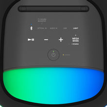 Load image into Gallery viewer, Sony SRS-XV800 X-Series Wireless Portable Bluetooth Karaoke Party Speaker IPX4 Splash-Proof with 25 Hrs Battery,TV Sound Booster,Built-in Handle & Wheels, Omnidirectional Sound and Ambient Lights