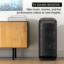Load image into Gallery viewer, Sony SRS-XV800 X-Series Wireless Portable Bluetooth Karaoke Party Speaker IPX4 Splash-Proof with 25 Hrs Battery,TV Sound Booster,Built-in Handle & Wheels, Omnidirectional Sound and Ambient Lights