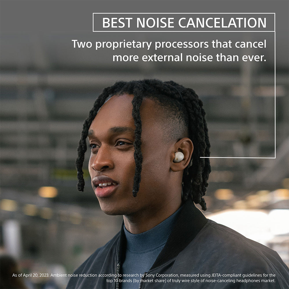 Sony WF-1000XM5 Wireless Noise Cancelling Earbuds, Bluetooth, In-Ear Headphones with Microphone, Up to 36 hours battery life and Quick Charge, IPX4 rating, Works with iOS & Android